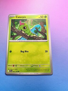 caterpie - 001/159 (common) — pokémon: journey together